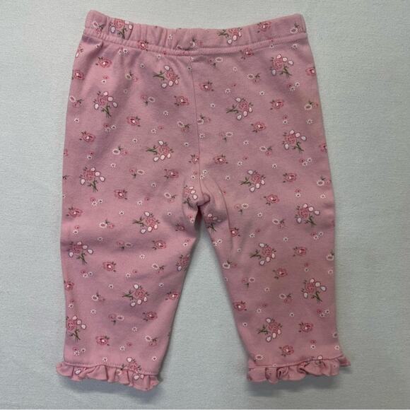 Pink Floral Pants baby Size 3-6 Months - Picture 3 of 5